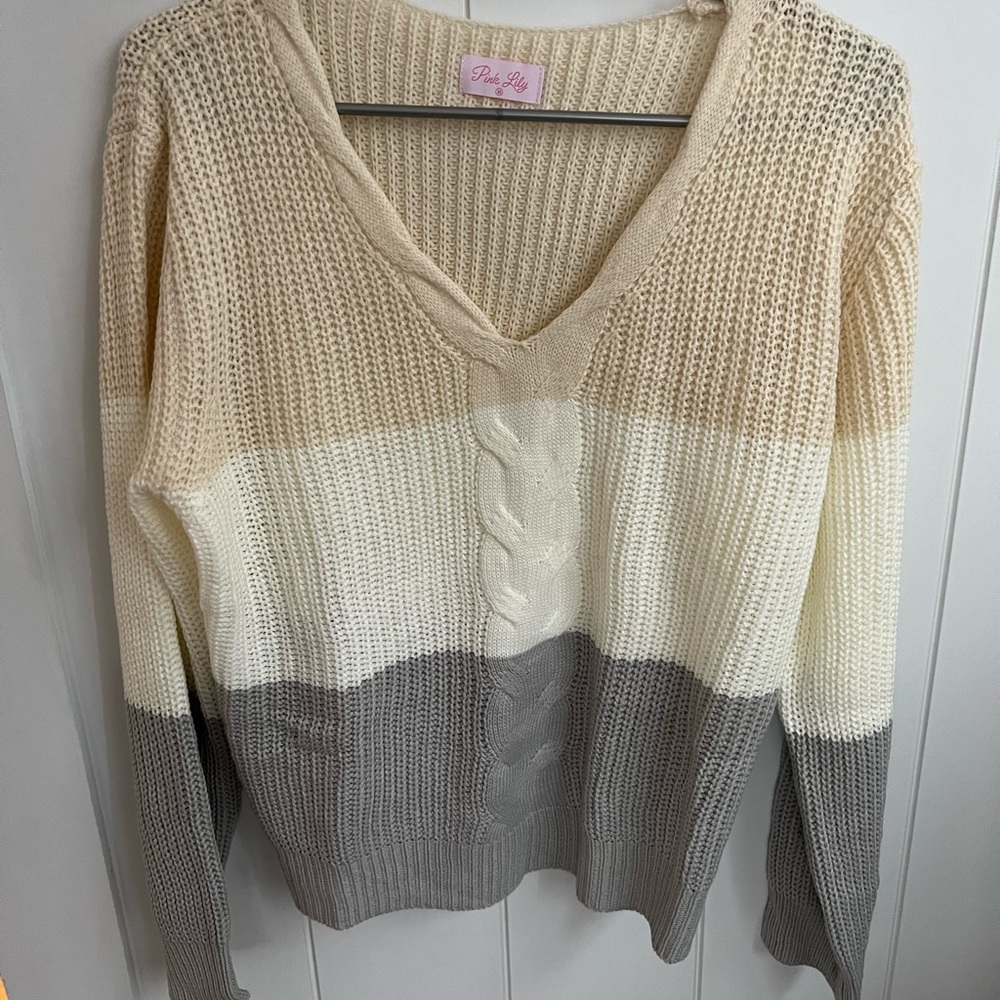 Pink Lily sweater